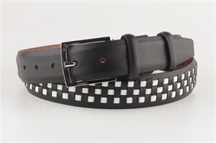 Ремень SEVARO sk3.5-0001 черно-белый 3261 - фото 11261