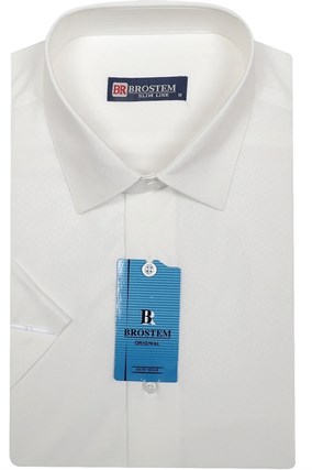 Мужская рубашка полуприталенная BROSTEM 4702s 4702-10-pp-Bros - фото 13272
