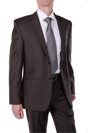 Костюм мужской PERSEUS Super100S коричневый 304 - фото 7141