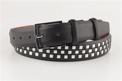 Ремень SEVARO sk3.5-0001 черно-белый 3261