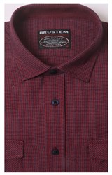 Теплая рубашка шерсть-хлопок 1LBR072-2 5705