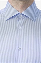 На высоких прямая рубашка в полоску VESTER 515142-11 5845