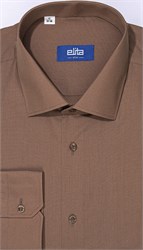 На высоких кофейная рубашка ELITA 684122-15 5966